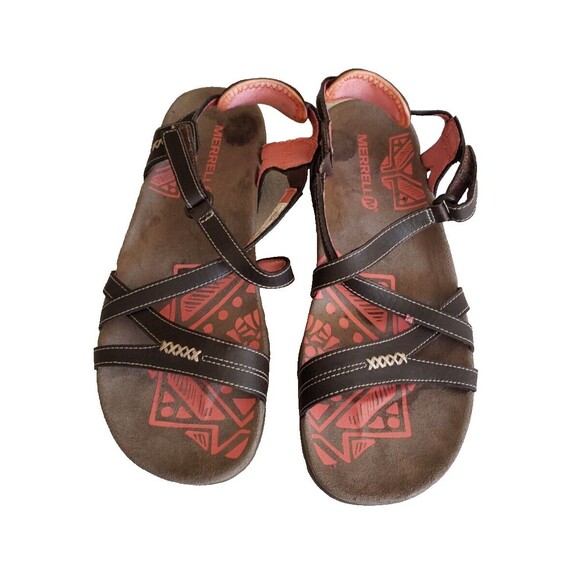 Merrell Coco Coral Strappy Air Cushion Sandals J289634C Women 8 - Picture 1 of 11